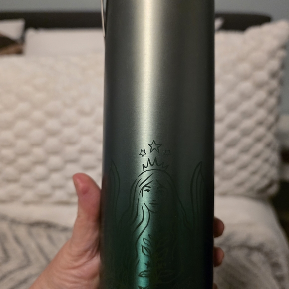 Starbucks 50th Anniversary Stainless Steel Etched Siren Tumbler - Picture 3 of 11
